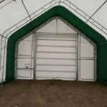 Capannone di Stoccaggio Rinforzato con Doppio Traliccio 20'x33'x16'