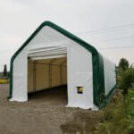 Capannone di Stoccaggio Rinforzato con Doppio Traliccio 20'x33'x16'