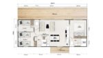 Casa Mobile Residenziale Key West T3 40mq con 3 Camere