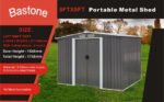 Casetta Porta Attrezzi in Acciaio per Esterni Bastone 8.5x8.4 Piedi