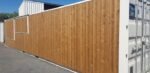 Chiosco Bar Modulare 27mq con Rivestimento in Legno 40 Piedi