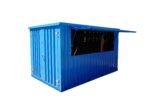 Chiosco Bar Modulare Pieghevole 7.84 mq Blu Genziana