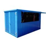 Chiosco Bar Modulare Pieghevole 7.84 mq Blu Genziana