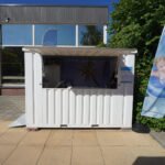 Chiosco Bar Modulare Smontabile con Tettoia Integrata