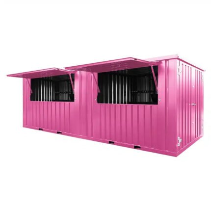 Chiosco Commerciale Modulare 12 mq - Rosa Distintivo