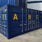 Container 20 Piedi Open Side per Stoccaggio Sicuro con Vasca Integrata