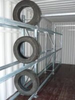 Container 20 Piedi Stoccaggio Pneumatici (Allestito con Scaffalature) - immagine 5