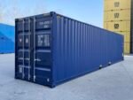 Container 40 Piedi High Cube RAL 5013 (Blu) con Tasche per Carrello - Nuovo - immagine 4