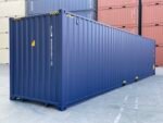 Container 40 Piedi High Cube RAL 5013 (Blu) con Tasche per Carrello - Nuovo - immagine 3