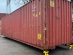 Container Marittimo 40 Piedi High Cube Usato - Rosso Ossido RAL 3009 (Cargo Worthy) - immagine 3