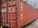 Container Marittimo 40 Piedi High Cube Usato - Rosso Ossido RAL 3009 (Cargo Worthy)