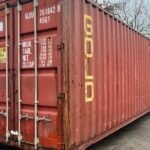 Container Marittimo 40 Piedi High Cube Usato - Rosso Ossido RAL 3009 (Cargo Worthy)