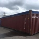 Container 40 Piedi Open Top Usato - Con Telone e Traversa Rimovibile
