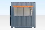 Container Bar Caffetteria Professionale 20 Piedi con Triplo Portellone
