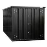 Container di Stoccaggio Modulare 6x2m Smontabile - Nero Profondo