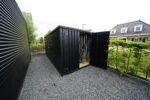 Container di Stoccaggio Modulare 6x2m Smontabile - Nero Profondo