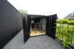 Container di Stoccaggio Modulare 6x2m Smontabile - Nero Profondo