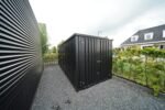Container di Stoccaggio Modulare 6x2m Smontabile - Nero Profondo