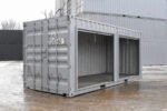 Container Marittimo 20 Piedi con Doppio Accesso Laterale a Serranda