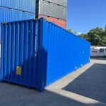 Container Marittimo 40 Piedi High Cube Nuovo in Acciaio Corten Blu Genziana