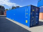 Container Marittimo 40 Piedi High Cube Nuovo in Acciaio Corten Blu Genziana