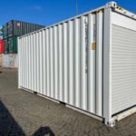 Contenitore Deposito 20 Piedi High Cube con Serranda Industriale Avvolgibile