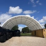 Copertura a Volta Robusta per Container Marittimi 12.19m x 12.19m x 3.96m