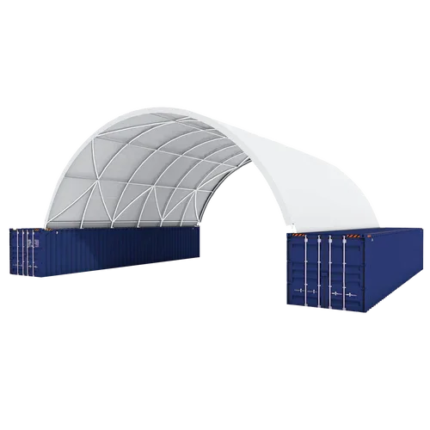 Copertura a Volta Robusta per Container Marittimi 12.19m x 12.19m x 3.96m