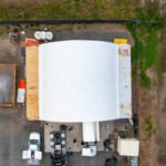 Copertura a Volta Robusta per Container Marittimi 12.19m x 12.19m x 3.96m