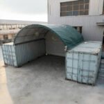 Copertura Protettiva Robusta per Container 20x20 Piedi con Pannello Posteriore Chiuso