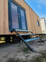 Modulo Abitativo Polivalente Mobile 15,5 mq con Interni in Legno e Bagno