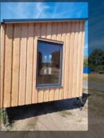 Modulo Abitativo Polivalente Mobile 15,5 mq con Interni in Legno e Bagno
