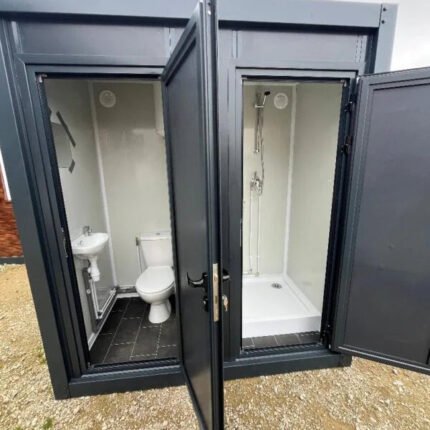 Modulo Sanitario Prefabbricato DUO con WC e Doccia Separati 2,64 mq