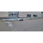 Pianale Rimorchio Modulare 7,80m x 2,44m per Tiny House con Triplo Asse Rinforzato