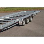 Pianale Rimorchio Robusto per Tiny House Triplo Asse 7,20 x 2,44 m