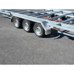 Pianale Rimorchio Robusto per Tiny House Triplo Asse 7,20 x 2,44 m