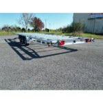 Pianale Rimorchio Robusto per Tiny House Triplo Asse 7,20 x 2,44 m