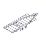 Piattaforma Rimorchio Ribassata Premium 6m x 2.44m per Tiny House
