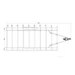 Rimorchio per Tiny House 5,40m x 2,44m - Timone Smontabile (3500 kg) - Premium