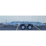 Rimorchio Robusto Doppio Asse per Tiny House e Strutture Mobili 4x2m