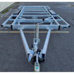 Rimorchio Robusto Doppio Asse per Tiny House e Strutture Mobili 4x2m
