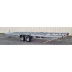 Rimorchio Robusto per Tiny House 7,20x2,44m con Timone Amovibile