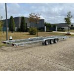 Rimorchio Robusto Triplo Asse per Tiny House 8,40m x 2,44m