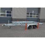 Rimorchio Modulare Monoasse con Telaio Amovibile per Tiny House 4,2m