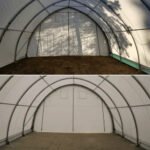 Struttura di Copertura ad Arco per Stoccaggio Rinforzata 20x30x12 Piedi