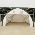 Struttura di Copertura ad Arco per Stoccaggio Rinforzata 20x30x12 Piedi