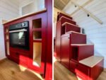 Tiny House Autonoma 16.5mq con Due Mezzanini per 4 Persone