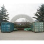 Tunnel di Copertura per Container Marittimi 20x20 Piedi Robusto