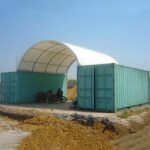 Tunnel di Copertura per Container Marittimi 20x20 Piedi Robusto