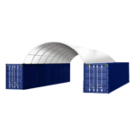 Tunnel di Copertura Robusto per Container 20x40 Piedi